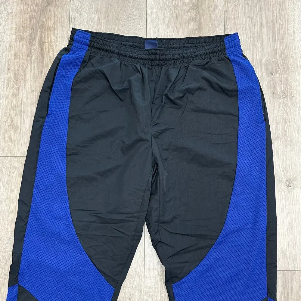 Jordan 1 Tier Zero Wings Windbreaker Pants Blue Black Sz XXL 2XL B29
